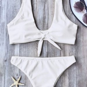 Zaful White Bikini